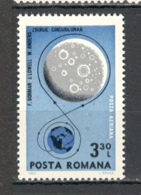 Romania.1969 Cosmonautica-Apollo 8 TR.266 foto