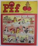 PIF , VAILLANT , REVISTA CU BENZI DESENATE , TEXT IN LB. FRANCEZA , No. 1237 , 1969