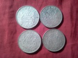 4 Monede 200 lei 1942 Mihai I , 4x6g argint 835 , cal. F.Buna- AUNC