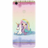 Husa silicon pentru Xiaomi Redmi Note 5A, Mermaid Unicorn Play