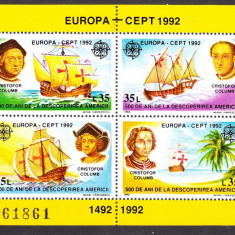 C2199 - Romania 1992 - Europa-cept colita neuzata,perfecta stare