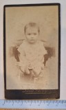Cabinet card &ndash; Louis, Bucuresci (Calea Moșilor 109), cca 1890s &ndash; portret copil