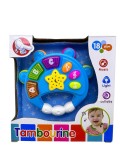 Tamburină toba muzicală pentru copii cu lumini melodii și sunete