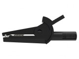 Bornă crocodil 10A neagră 600V 8mm