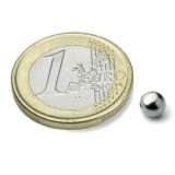 Magnet neodim sfera &Oslash;5 mm, putere 360 g, N42