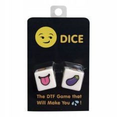 Jocuri Kheper - Joc de zaruri erotice DTF Emoji Erotic DTF foto