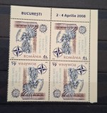 Romania MNH 2008 - Summitul NATO Bucuresti - pereche tete-beche - LP 1798d, Nestampilat