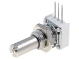 Potentiometru axial 50k&Omega; 1W THT
