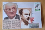 Istoria fotbalului - Suporter - fan zone - echipa de fotbal DINAMO Bucuresti, antrenor NICOLAE DUMITRU, plic, intreg postal
