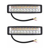 Set 2 x proiectoare auto 18LED, 120W/set, 10/30V, Universal