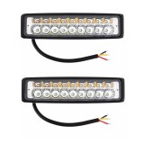 Set 2 x proiectoare auto 120W/set, 18LED, 10/30V, Universal