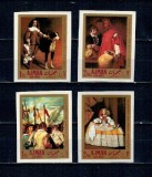 Ajman 1968 - Picturi, arta, Velazquez, serie nedantelata neuzata