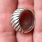 (37) INEL DIN ARGINT, DAMA, VINTAGE, MODEL FRUMOS, DIAMETRU INTERIOR 17 MM