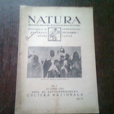 REVISTA NATURA NR.6/1928