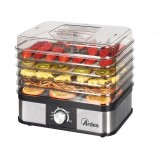 Deshidrator de fructe, legume Jessicca AR1K15, 245W, 5 tavi, Temperatura ajustabila, Negru/Ino