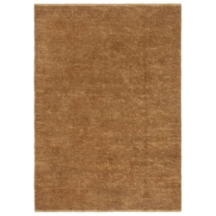 vidaXL Covor buclat lucrat manual, 200x300 cm, iută și bumbac