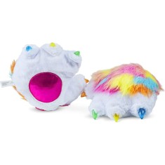 Manusi de plus cu sunete si lumini, Rainbow Butterfly Unicorn Kitty, 19x33cm