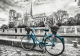 Puzzle Educa - Bike Near Notre Dame 500 piese