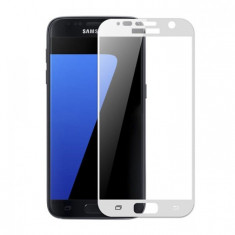 Folie Sticla Samsung Galaxy S7 g930 White Fullcover Tempered Glass Ecran Display LCD foto
