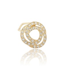 Inel pentru esarfa stil brosa Spirala