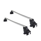 Set bare transversale portbagaj din aluminiu marca Twinny Load TL A31, kit complet cu bare, suporti si antifurt cu cheie