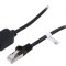 Prelungitor RJ45 F/UTP 5e 1,5m PVC negru 26AWG