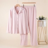 Cumpara ieftin Pijama dama "Happy Day" din doua piese, PJ002, Roz Pudrat