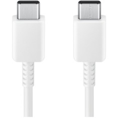 Cablu de date Samsung, USB Type-C &amp;amp; USB Type-C, lungime 1.8 m, max. 3A USB 2.0, Alb