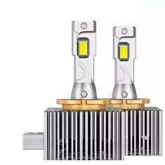 Set de 2 becuri Led auto Xentech Light M8 HID to LED Turbo CSP Canbus 120W 6500K Alb - D5S