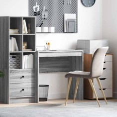Birou de scris Gri sonoma Lemn prelucrat 80 x 40 x 76 cm Simplu