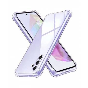 Husa Shockproof Clear Silicone Samsung Galaxy A35 5G foto