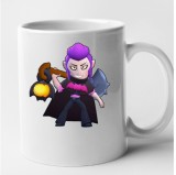 Cana alba personalizata Brawl Star - Mortis, INOVATIX&reg;. 330 ml, Oem