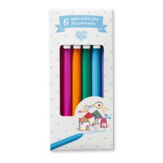 Set 6 pixuri cu gel 0.7 mm Djeco