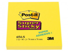 Notes adeziv Post-it? Super Sticky? 76 x 76 mm foto