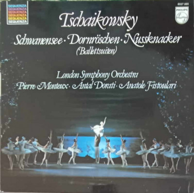 Disc vinil, LP. Schwanensee, Dornr&amp;ouml;schen, Nussknacker (Ballettsuiten)-Tchaikovsky, London Symphony Orchestra, P foto