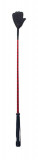 Cumpara ieftin Cravasa Din Piele, Negru + Rosu, 66 cm, Devil Sticks