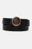 Just Cavalli curea de piele cu două fețe bărbați, culoarea negru, 78QA6F60 ZP303