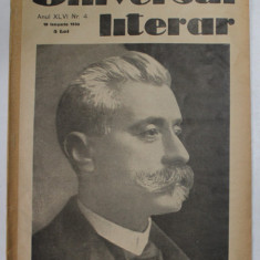 UNIVERSUL LITERAR , REVISTA , ANUL XLVI , NR. 4 , 19 IANUARIE , 1930