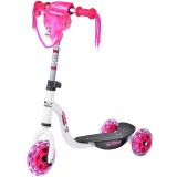 Trotineta copii,Kiddy Joey Pinky 3.0,Aluminum,Ghidon reglabil,Dimensiune unica,Alb/Roz