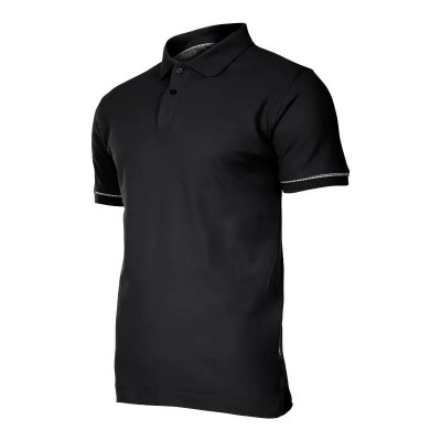 Tricou Lahti Pro Bumbac Polo Culoare Negru Marime M foto