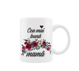 Cana alba personalizata &rdquo;Cea mai buna mama&quot;, INOVATIX&reg;. 330ml