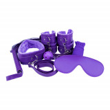 Cumpara ieftin Loving Joy Beginner&rsquo;s Bondage Kit Purple (8 Piece)