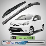 Cumpara ieftin Ștergătoare Hibride TeamCar&reg; Toyota Aygo Facelift II 5 uși (2012&ndash;2014) | Set Complet