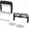 Rama adaptoare, 2 DIN, Fiat, neagra, 4CARMEDIA -