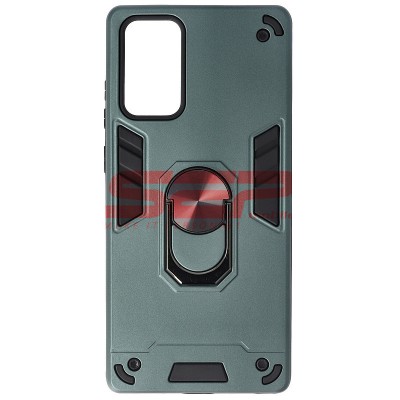 Toc TPU+PC Armor Ring Case Samsung Galaxy Note 20 Midnight Green foto