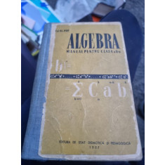 Icob Crisan - Algebra. Manual pentru clasa a x-a