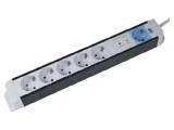 Prelungitor Alimentare AS SCHWABE 3G1,5mm&sup2; 1,5m 6 Prize 16A PVC Alb 18672