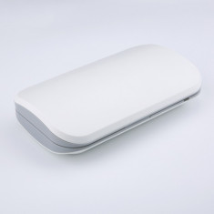 Sterilizator alb cu LED UV 360 pentru telefoane mobile și alte obiecte mici