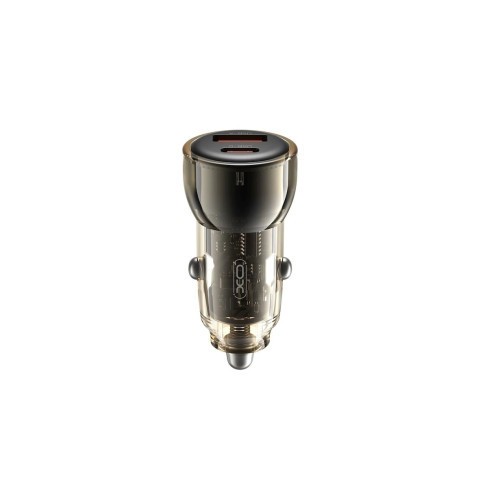 Incarcator auto USB 60W PD USB TYPE-C: PD 30W + USB-A 30W Cod: XO-CC60 Automotive TrustedCars