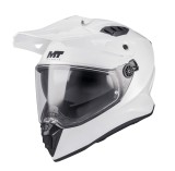 Cumpara ieftin Casca touring/adventure MT model Track SV Pure A0 alb lucios &ndash; tip viziera: HS 12 XS (53/54cm)